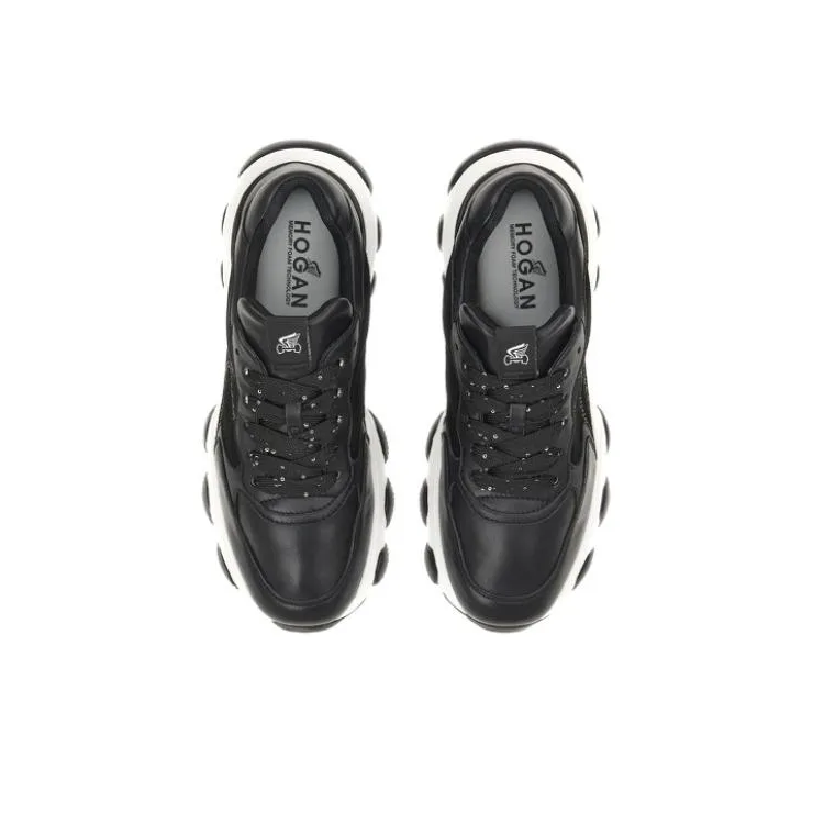 HOGAN Hyperactive Low Top Casual Shoes Women's Black-1