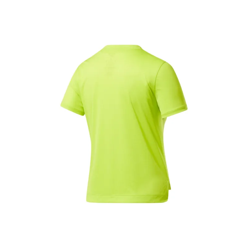 Reebok Wor Run Sw Graphic Tee T-Shirt Women's Green-1