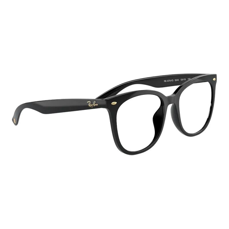 RayBan Injection Molded Square Eyeglass Frames Unisex Black-2