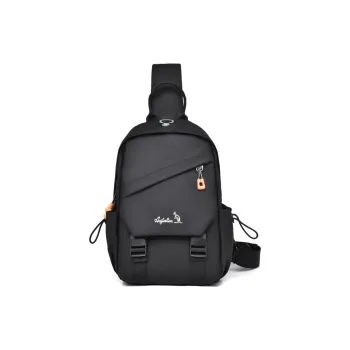 AUGTARLION Oxford Backpack Chest Bag Shoulder Bag Regular Men's Black/Gray