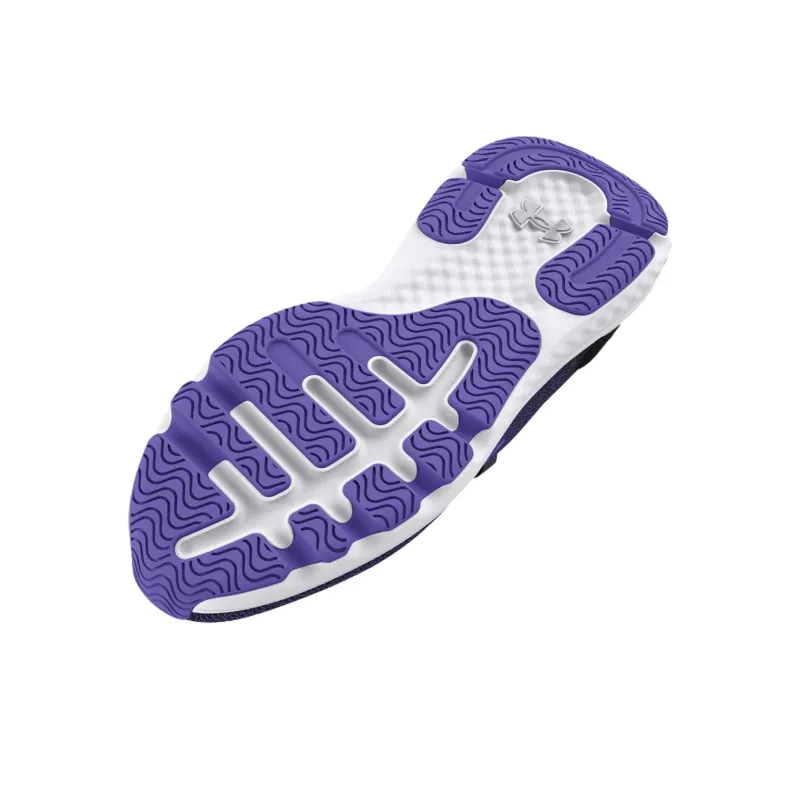 Under Armour Charged Revitalize Cushioning Low-Top Running Shoes Women's Purple Black-4