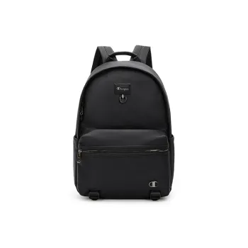 Champion Fabric Synthetic Leather Backpack Medium Size Unisex Navy Blue/Black/Dark Gray