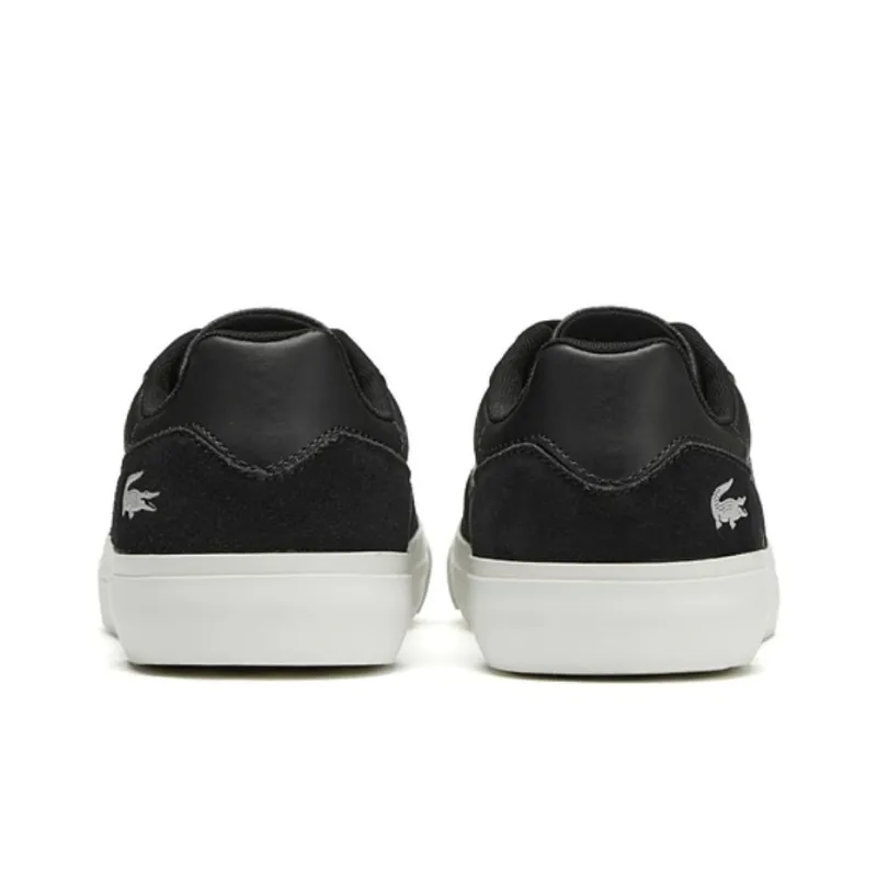 LACOSTE Low Top Skateboard Shoes Men's Black-3