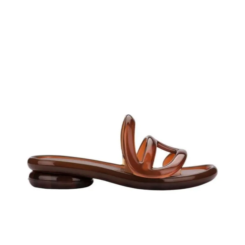 TELFAR x MELISSA Slide Slippers Women's Brown-1