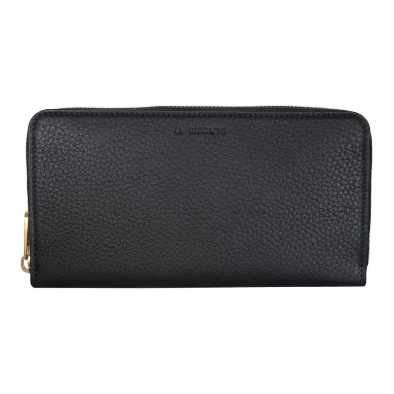Il Bisonte Cow Leather Wallet Women's Black-0