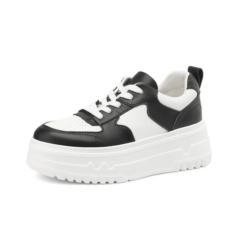 Rosa Bianca Breathable Lightweight Height Increasing Warm Low-Top Casual Shoes Women's-8