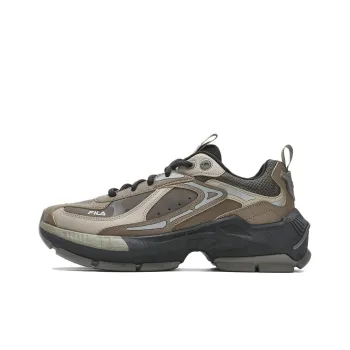 FILA CICLONE Slip Resistant Height Increasing Low Top Chunky Sneakers Men's Eagle Brown/Mountain Gray