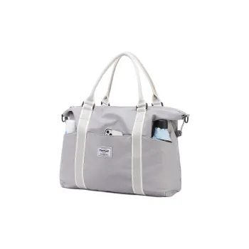 TINYAT Nylon Travel Bag Large Size Unisex Gray Pink/Coffee/Green/Khaki Black