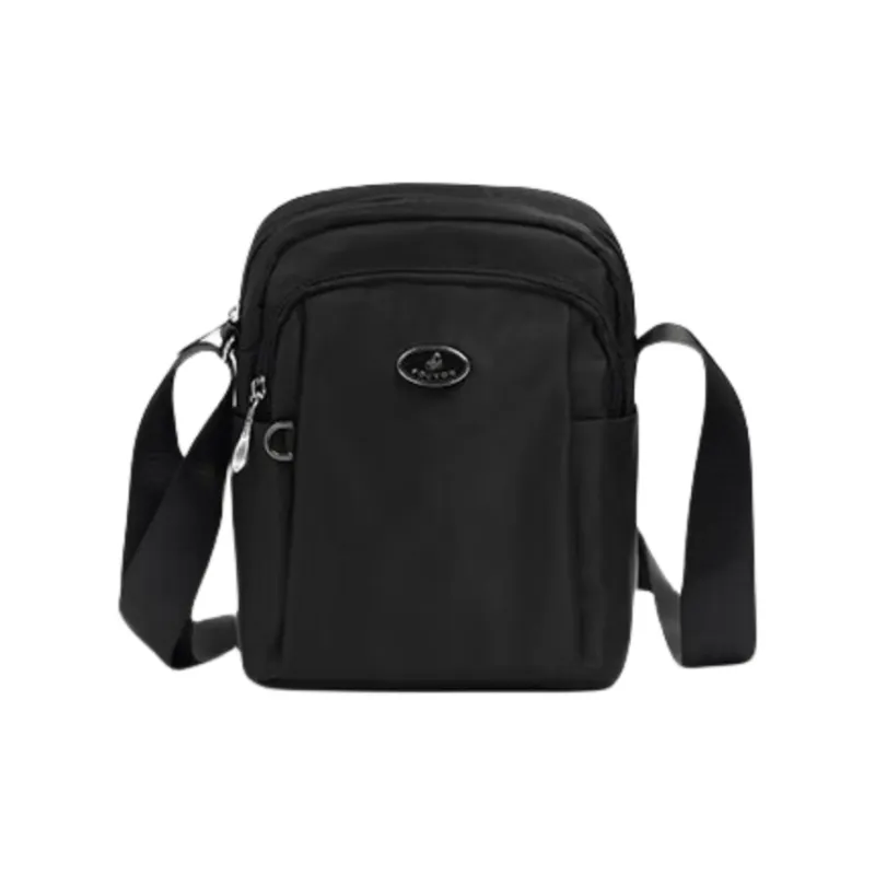FOUVOR Nylon Oxford Cloth Shoulder Bag Crossbody Bag Women's Chestnut Red/Classic Black/Romantic Purple-4