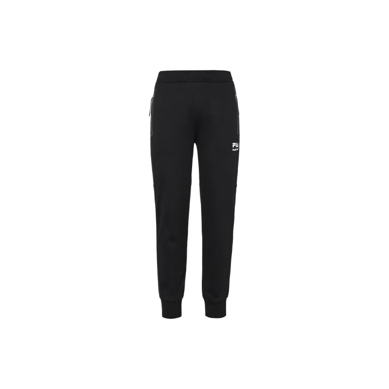 FILA Knitted Sweatpants Men's Jet Black-1