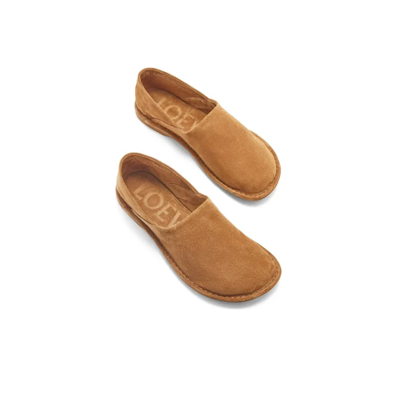 LOEWE Folio Slipper 'Tobacco'-2