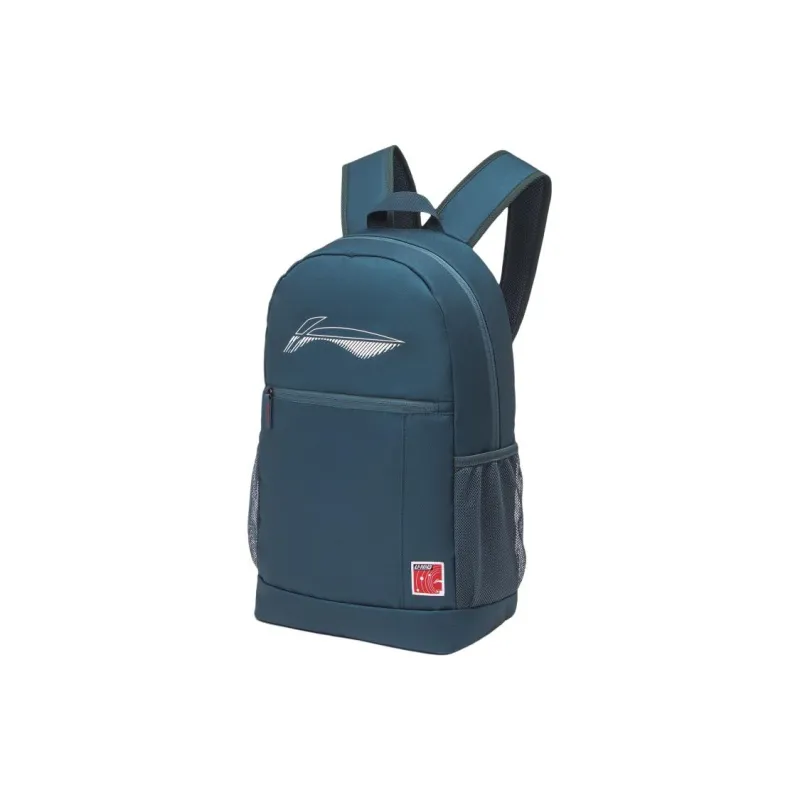 LiNing Sports Life Collection Polyester Backpack Regular Unisex Green Lake Blue-3