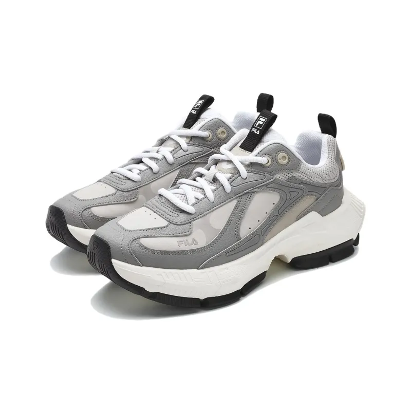FILA CICLONE Abrasion Resistant Height Increasing Low Top Chunky Sneakers Men's Gray-1