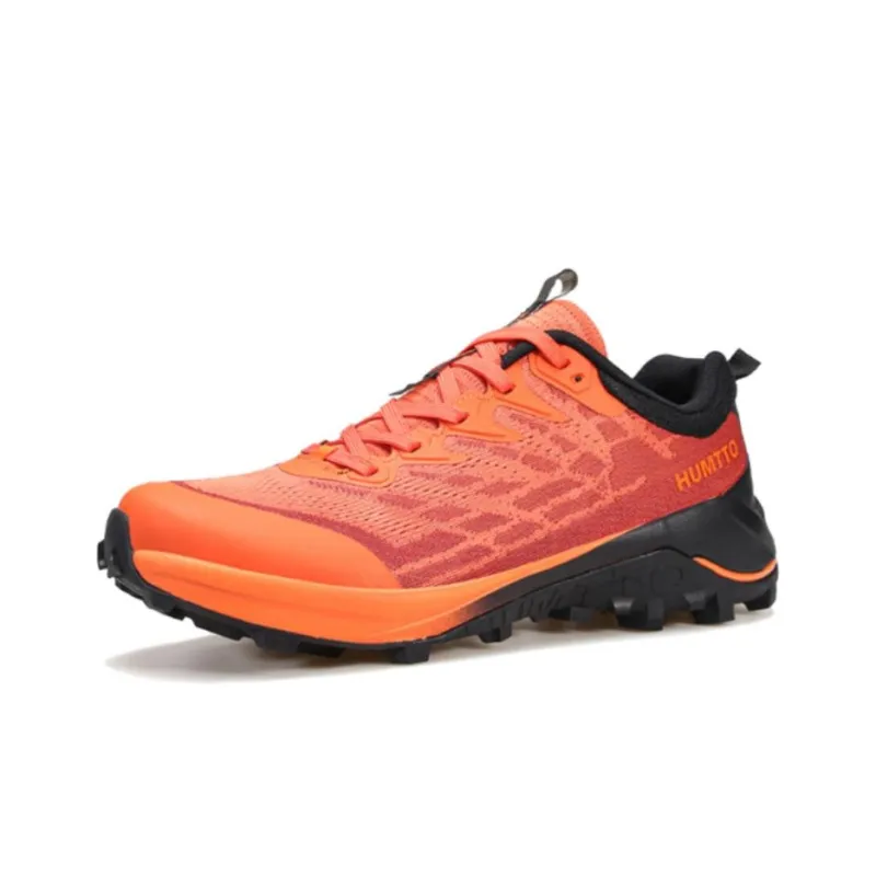 HUMTTO Cushioning, Wear Resistant Low Top Running Shoes Men's Orange Red-2