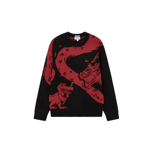 LACOSTE Year Of The Dragon Chinese New Year Series Sweaters Unisex Black