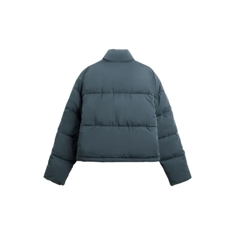 ZARA Puffer Jackets Men Blue-1