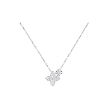 LOUIS VUITTON Lv Diamonds Double Pendant Round Brilliant Cut