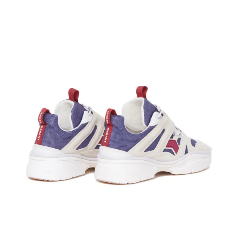 ISABEL MARANT KINDSAY Low-Top Chunky Sneakers Women's Blue-3