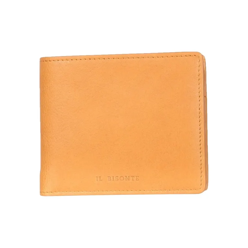Il Bisonte Cow Leather Wallet Men's Beige-0