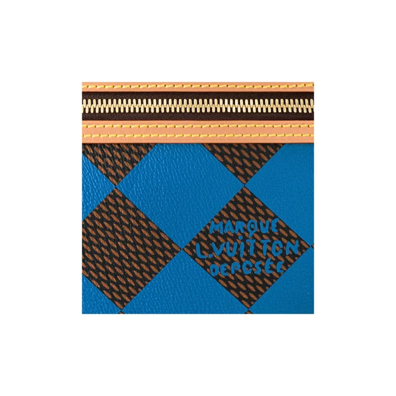 LOUIS VUITTON Chess Messenger Bag Damier Pop Blue-6