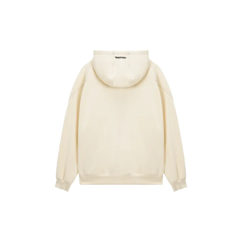 UNVESNO Sweatshirt Unisex Cream Yellow-1