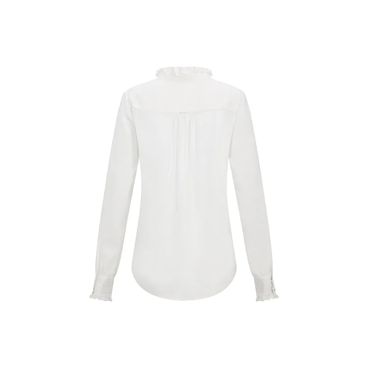 RARE Long Sleeved Shirts Women's White-1