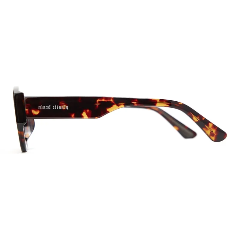 PLASTIC BRAIN Oval Plate Frame Ink Lens Unisex-14