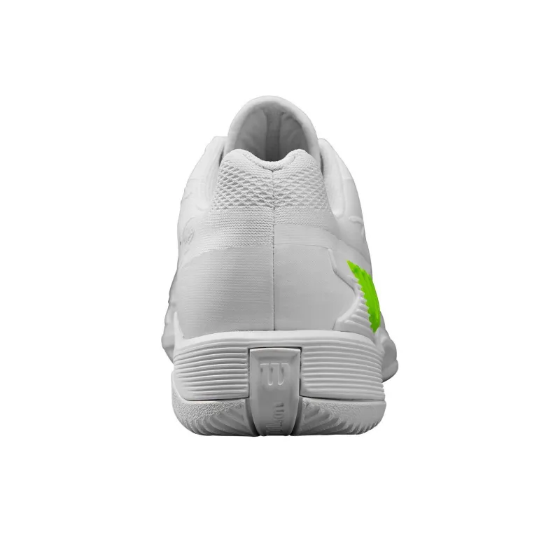 Wilson Rush Pro 4.0 Cushioned Slip Resistant Low Top Tennis Shoes Unisex White Green-2