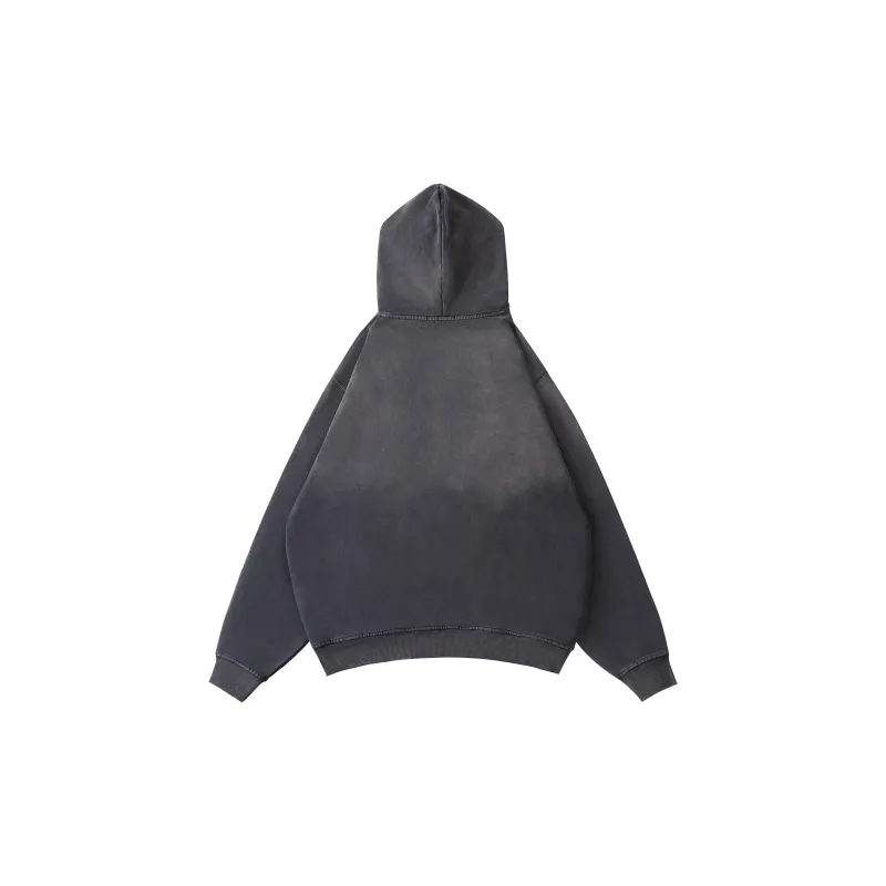 False Perception Hoodie Unisex Washed Black-1