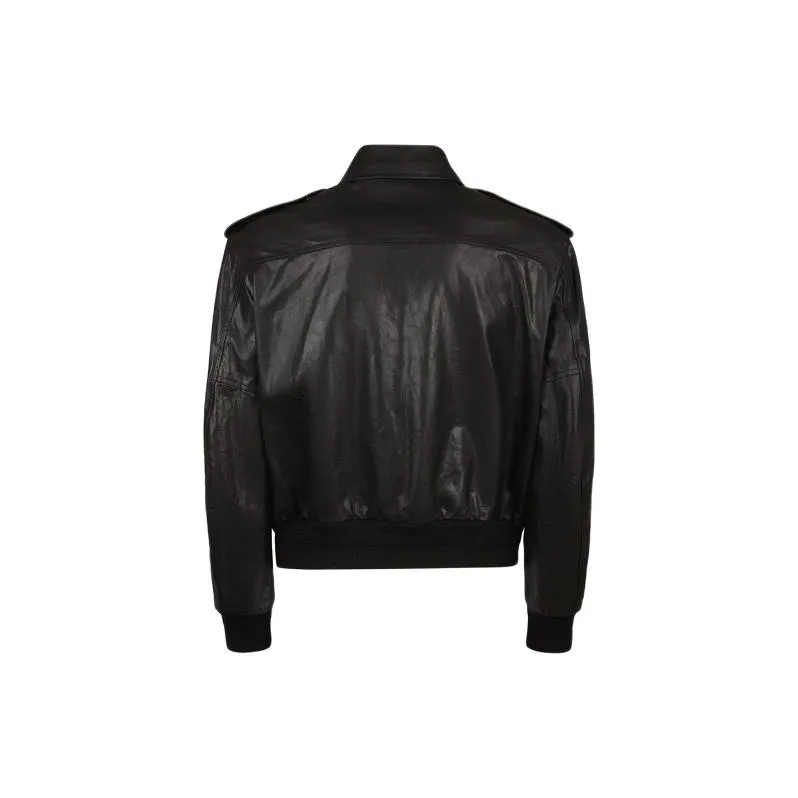 BALLY Leather Bomber Jacket-1