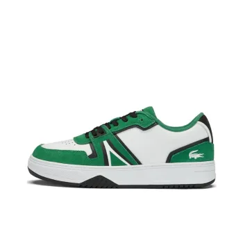 LACOSTE L001 Coated Leather Sneakers