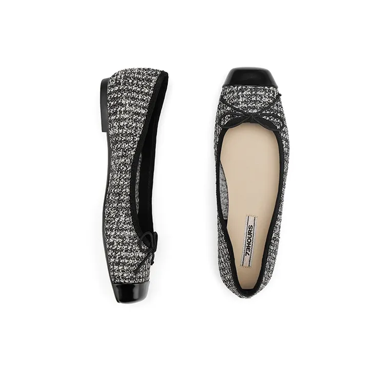 73Hours Healing But Not Happy Flat Unlined Shoes 0.5cm Women's-4