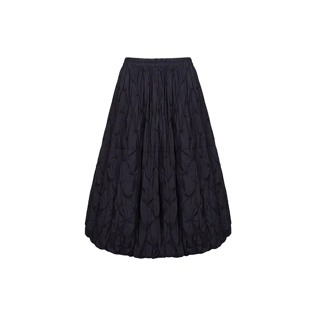 ROSESTUDIOBYGUOPEI Casual Long Skirts Women's Black-1