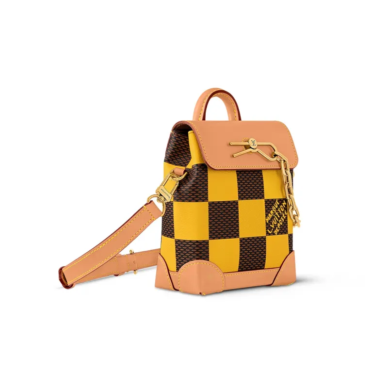 LOUIS VUITTON Nano Steamer Damier Pop Yellow-1