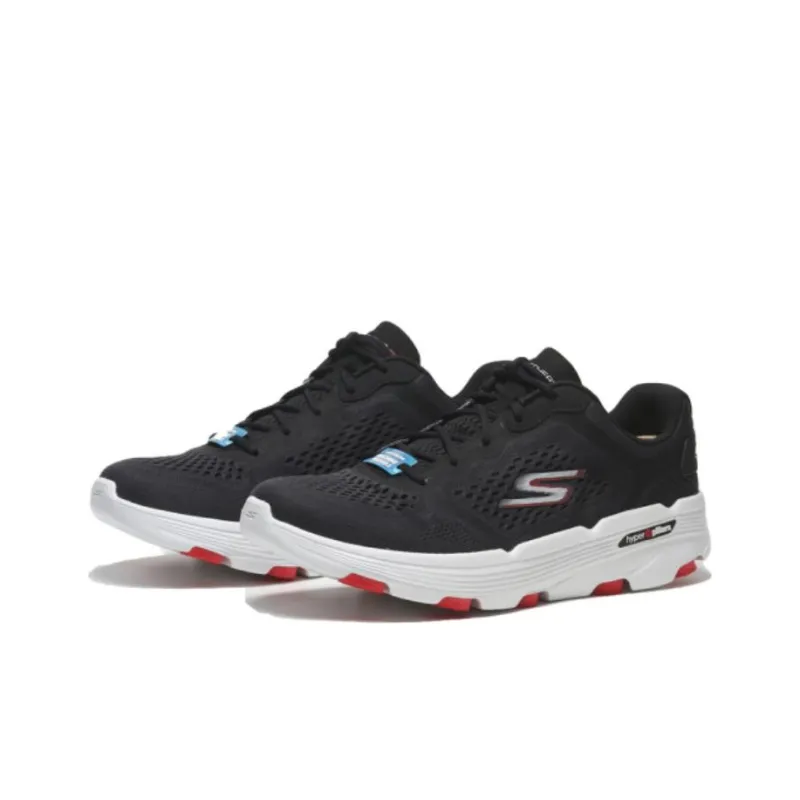 Skechers GO RUN 7.0 Cushioning Wear Resistant Low Top Running Shoes Men's Black-2