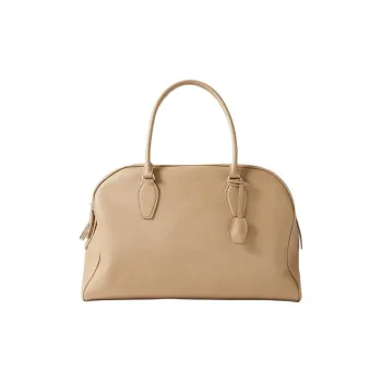 THE ROW Soft Margau Leather Handbag Women's Sand