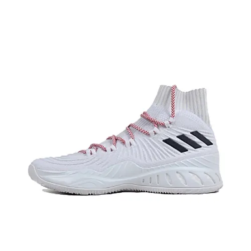 Adidas Crazy Explosive Series 1 Basketball Shoes Unisex High-Top White/Pink/Black