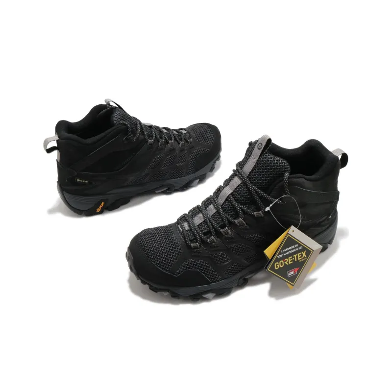 MERRELL Moab FST 2 Mid GTX Durable Breathable Mid-Top Outdoor Shoes Men's Black-4