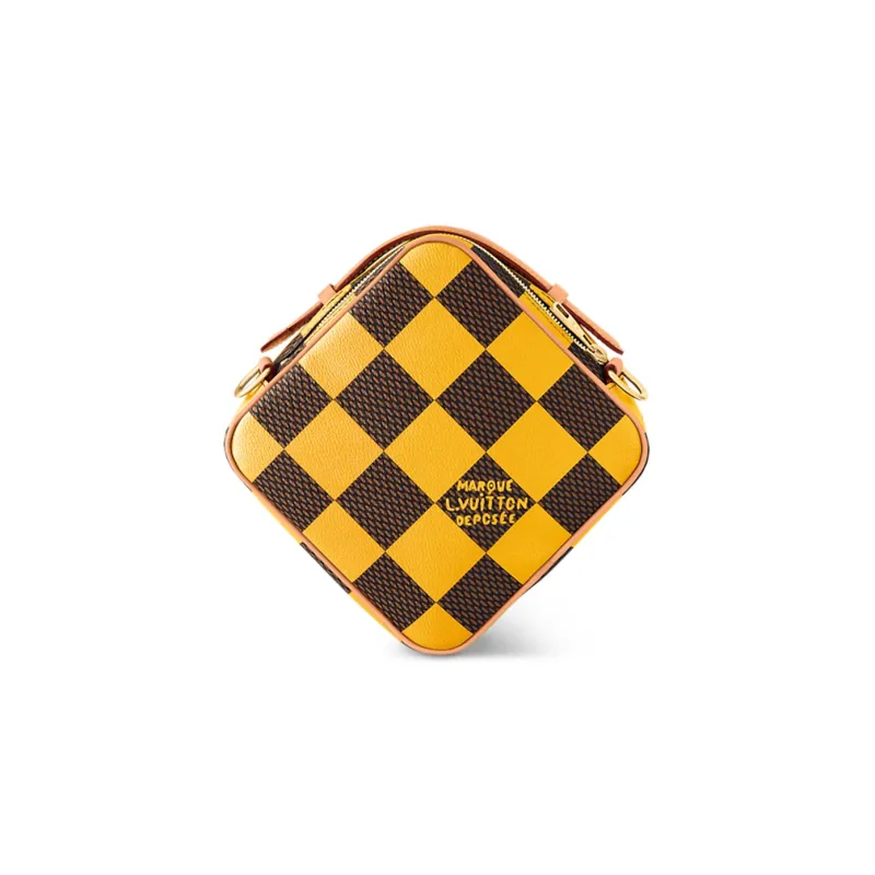 LOUIS VUITTON Chess Messenger Bag Damier Pop Jaune Mat-2