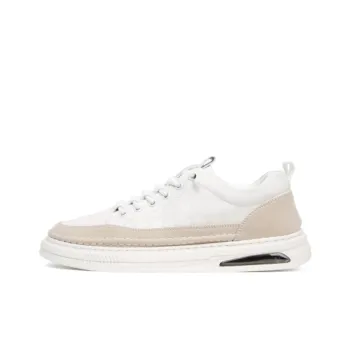 Wit Low-Top Skateboard Shoes Men's