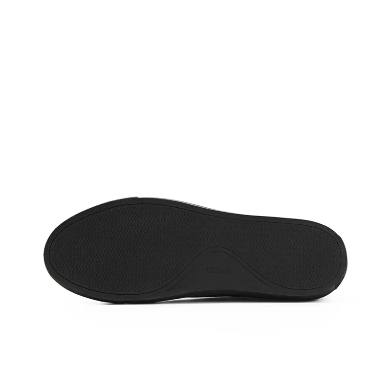 PANE Slip Resistant Shock Absorbers Low Top Skateboard Shoes Unisex Black-5