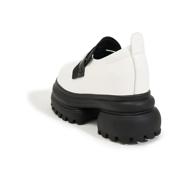 Milan Love Song Loafers 7cm Women's Black-11
