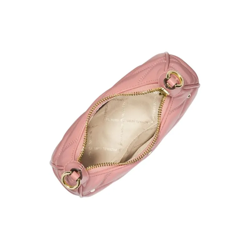 MICHAEL KORS Polyurethane With Polyester Portable Crossbody Bag, Shoulder Bag Women's Light Pink-3