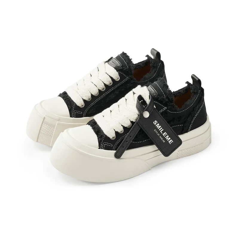 SMILEME Low-Top Canvas Shoes Unisex-8