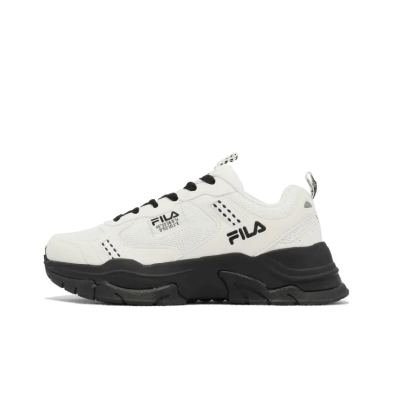 FILA Sash Cushioning Wear-Resistant Low-Top Casual Shoes Women's White-0