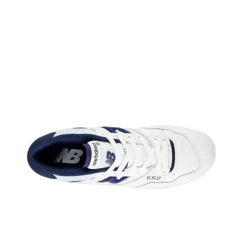 New Balance 550 White Nb Navy-3