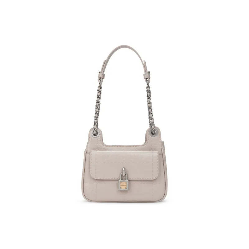 CHARLES&KEITH Polyurethane Synthetic Leather Small Square Bag Shoulder Bag Crossbody Bag Small Size Women's Solid Color-0
