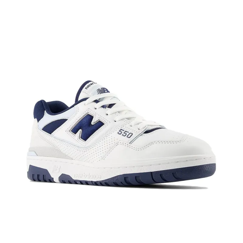 New Balance 550 White Nb Navy-2