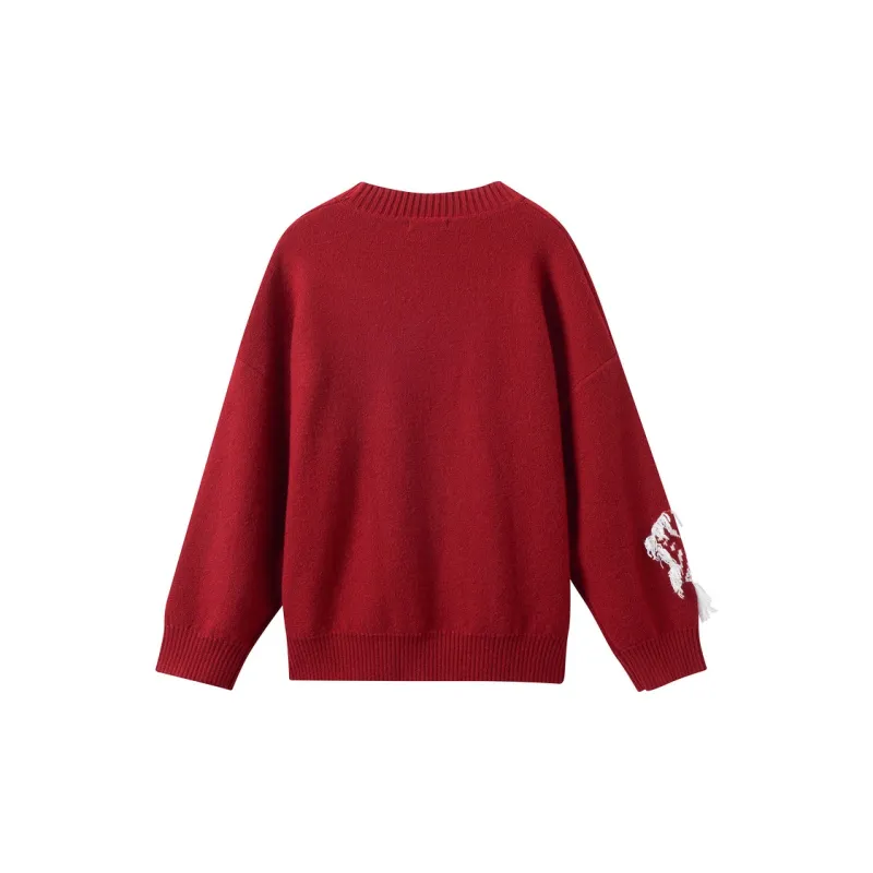 Inman Sweaters Women's Red-1