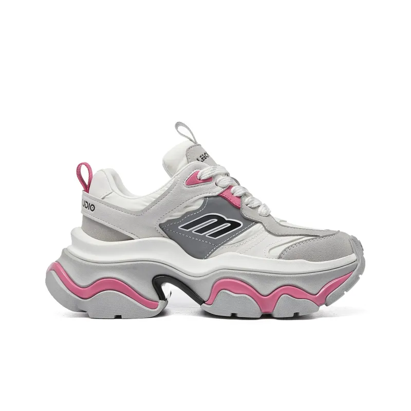 LEECAT STUDIO Rainbow Abrasion Resistant Height Increasing Chunky Sneakers Women's-8